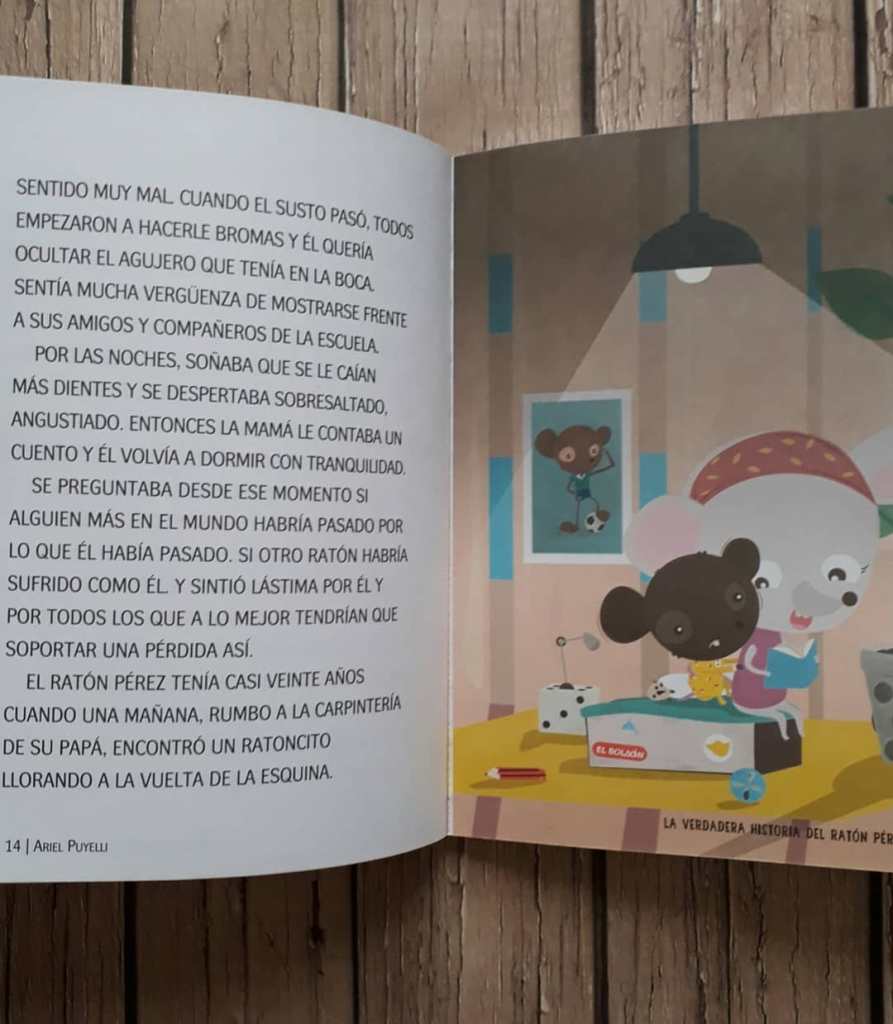 La verdadera historia del Ratón Perez. Ariel Puyelli – Libros infantiles.  Ulises y los libros